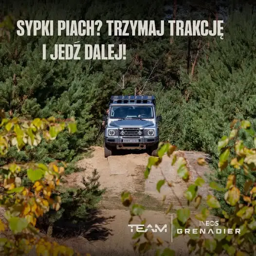 INEOS Grenadier – terenowa maszyna na leśne dukty i piasek