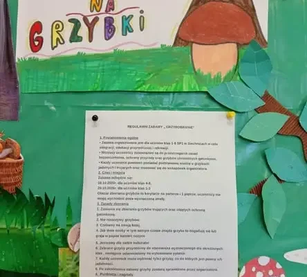 Grzybobranie w szkole – edukacja i integracja uczniów