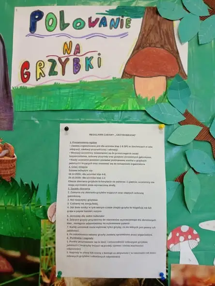 Grzybobranie w szkole – edukacja i integracja uczniów